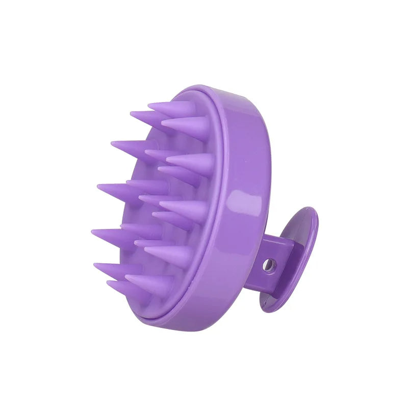 Silicone Shampoo Brush Head Scalp Massage Comb