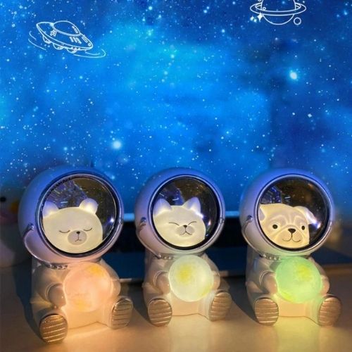 Veilleuse LED pour animal de compagnie astronaute