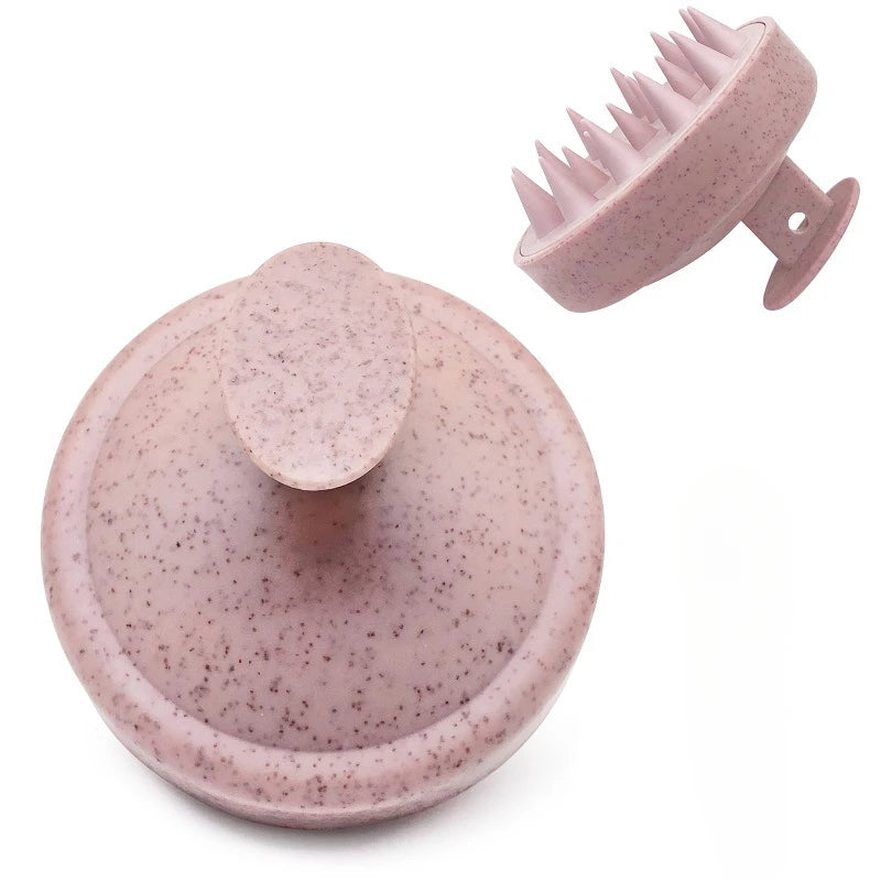 Silicone Shampoo Brush Head Scalp Massage Comb