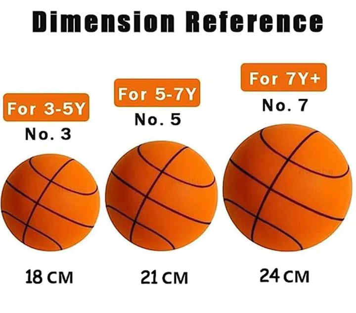 Silent Basketball Lightweight Foam Ball