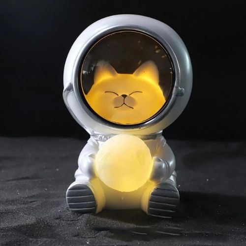 Veilleuse LED pour animal de compagnie astronaute